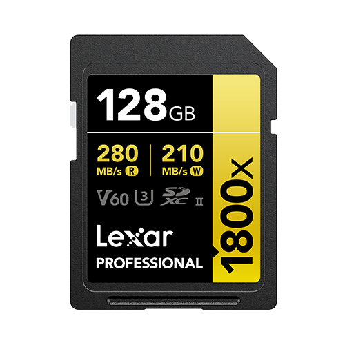 Lexar 128GB Professional 1800x GOLD