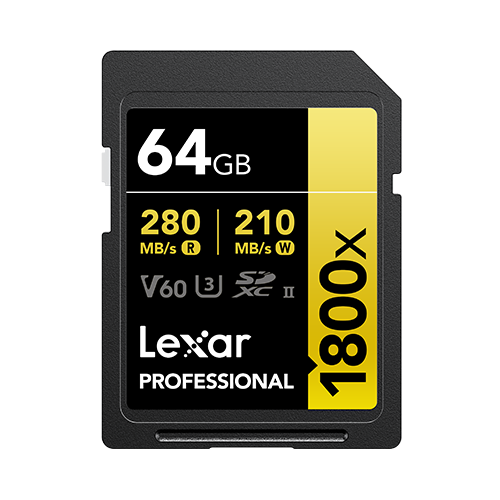 Lexar 64GB Professional 1800x GOLD