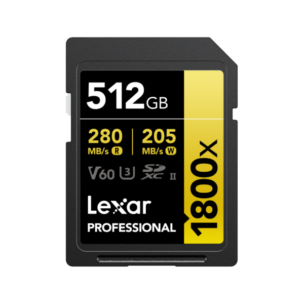 Lexar 512GB Professional 1800x GOLD