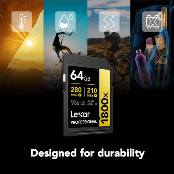 Lexar 64GB Professional 1800x GOLD