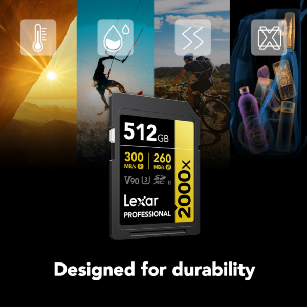 Lexar 512GB Professional 2000x