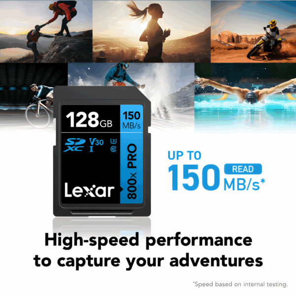 Lexar 128GB High-Performance 800x PRO