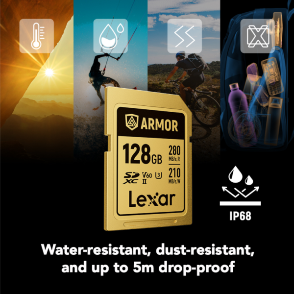 Lexar 128GB ARMOR GOLD