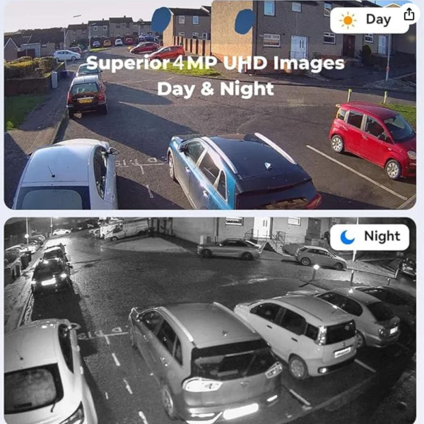 CP PLUS 4MP Dual Light IP Bullet Camera CP-UNC-TA41L3C-D-LQ | Built-in Mic | IP67 | POE | STQC APPROVED | 2 Year Warranty | (3.6 mm) - Image 5