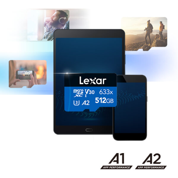 Lexar 512GB 633x microSDXC UHS I