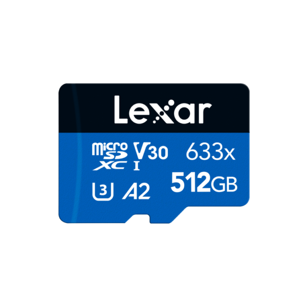 Lexar 512GB 633x microSDXC UHS I