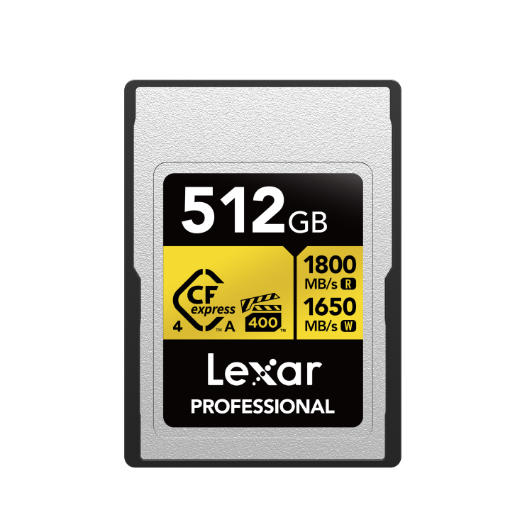 Lexar 512GB CFexpress 4.0 Type A GOLD