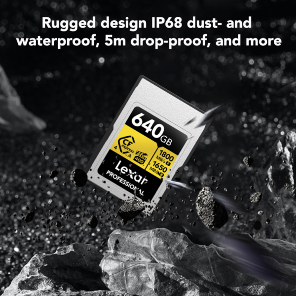 Lexar 640GB CFexpress 4.0 Type A GOLD