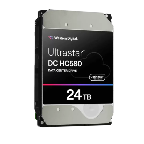 WD Ultrastar 24TB DC HC580 -Enterprise Hard Drive | SATA 6Gb/s, 512MB Cache, RPM@7200, Up to 298MB/s Transfer Speed, 5 Year Warranty (WUH722424ALE6L4) - Image 3